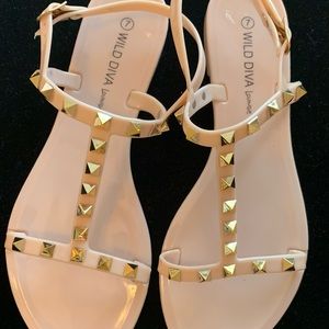 Flat Jelly Sandals